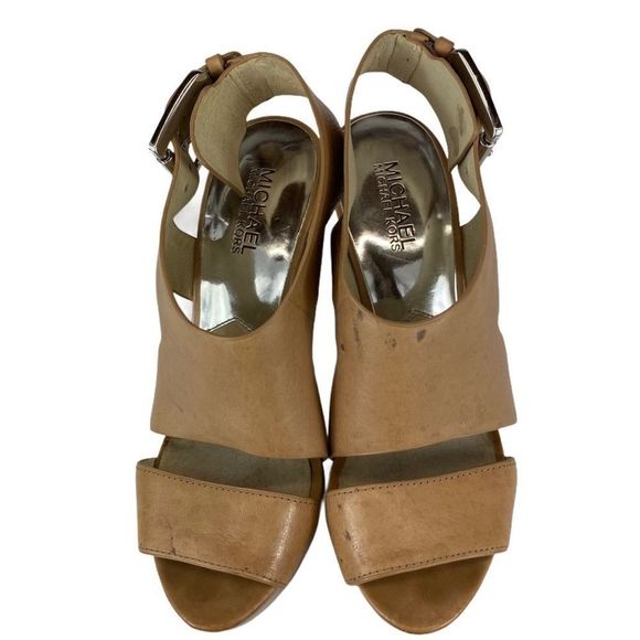 Michael Kors Carla platform sandal nude - 7.5 - Picture 10 of 16